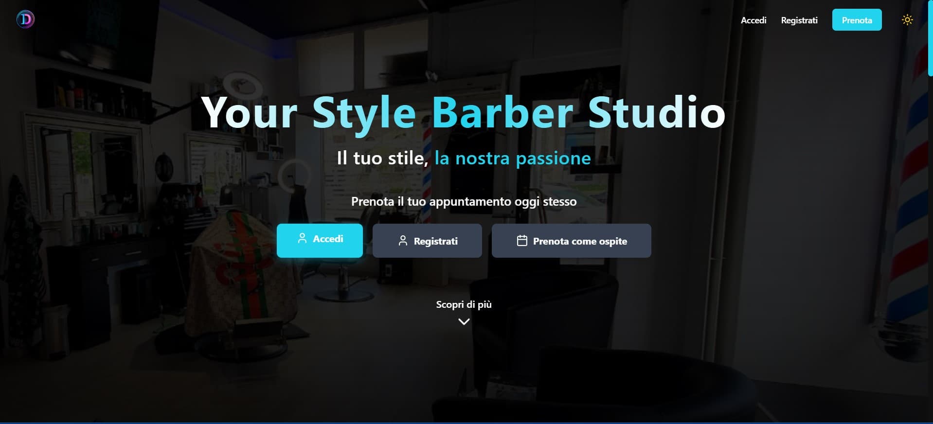 BarberShopSystem Dashboard